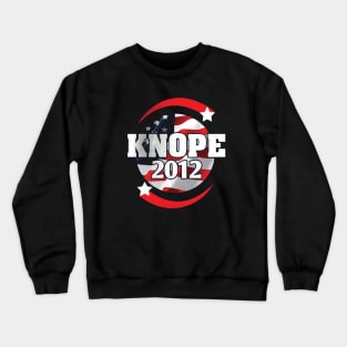 Knope 2012 Parcs and Rec Black Shirt Crewneck Sweatshirt